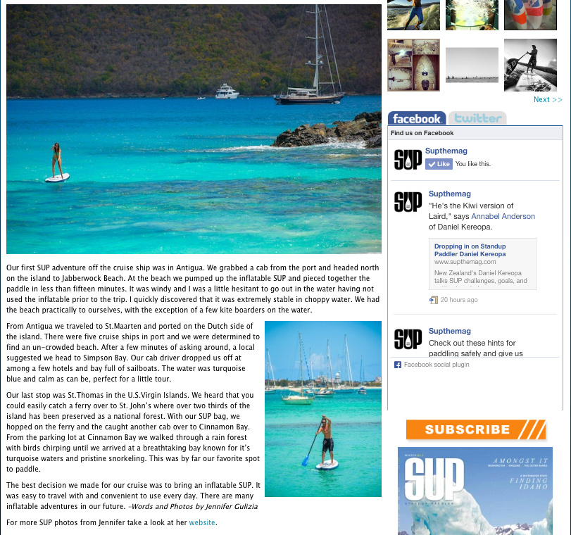 SUPTHEMAG Crusin' With An Inflatable May 15, 2013 Part 2